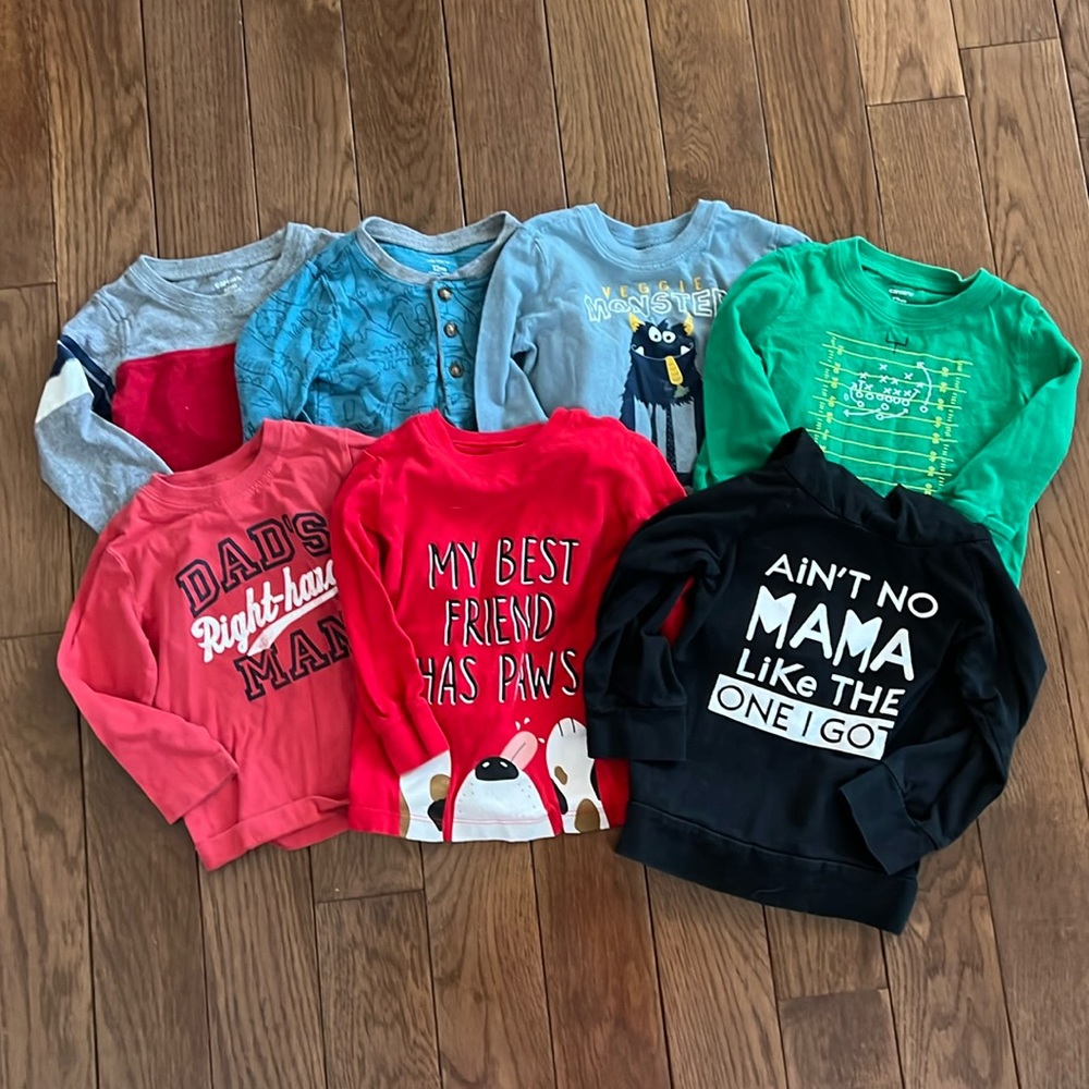 Bundle of 7 tees- 12 months